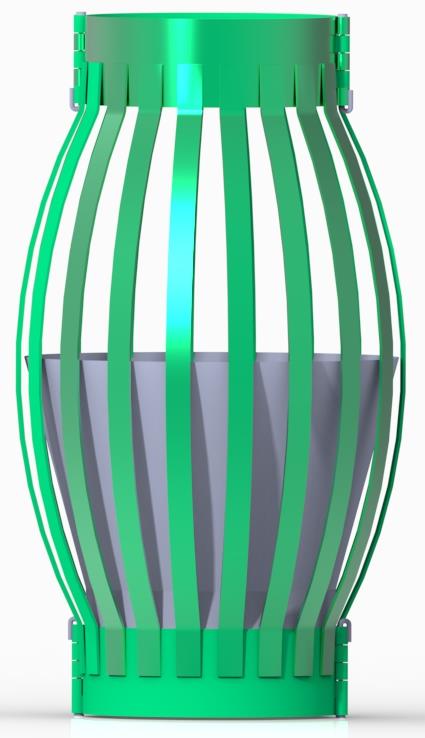 Hinged Welded Cement Basket1